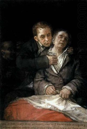 Self-Portrait with Doctor Arrieta, Francisco de goya y Lucientes